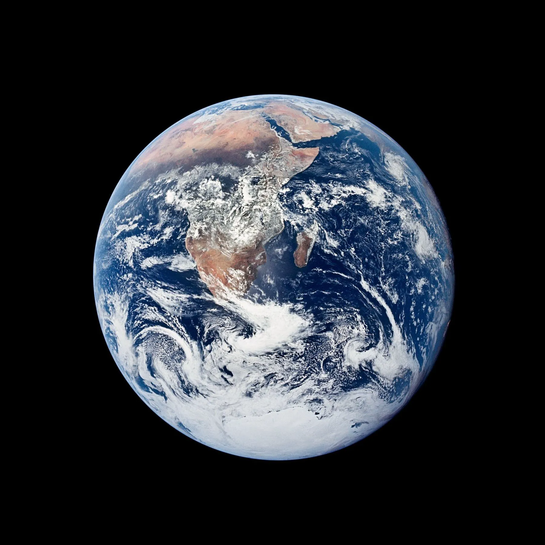 The Blue Marble, hele jordskiven fotografert av mannskapet på Apollo 17