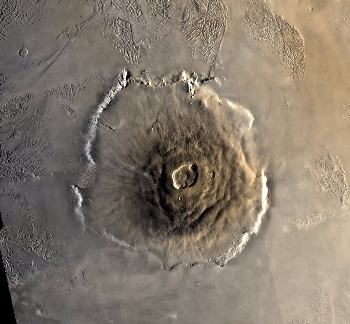 Olympus Mons sett fra bane